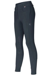 Produktbild von Kingsland Reithose KLKira KnieGrip H-Shape für Damen in Navy Blau wasserabweisend