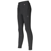 Produktbild von Kingsland Reithose KLKira KnieGrip H-Shape für Damen Schwarz wasserabweisend