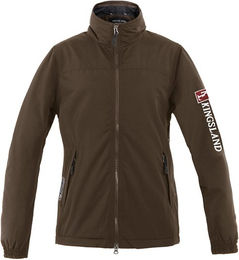 Kingsland Reitjacke Damen Bomber aus Nylon wasserdicht Braun XXXS – Bild 1 von 1