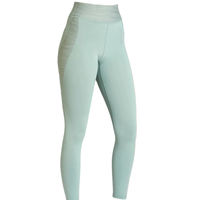 Produktbild von Kingsland Reitleggings Katinka FullGrip Grün Sommer
