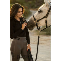 Produktbild von Kingsland Reitleggings Klattye FullGrip Winter Reithose für Damen in Grau