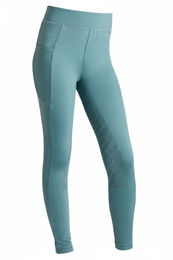 Produktbild von Kingsland Reitleggings KLKandy FullGrip Green für Kinder