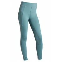 Produktbild von Kingsland Reitleggings KLKandy FullGrip Green für Kinder
