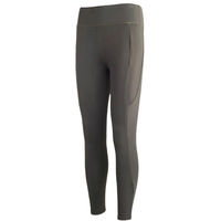 Produktbild von Kingsland Reitleggings KLKatinka FullGrip Winter Grün Schwarz