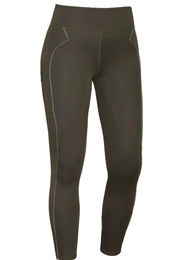 Produktbild von Kingsland Reitleggings KLKattie FullGrip Winter Grün Schwarz