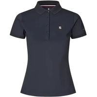Produktbild von Kingsland Reitpolo Damen Classic Piqué aus Polyamid in Blau oder Schwarz Größe XXL