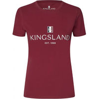 Produktbild von Kingsland Reitshirt Classic Logo Damen aus Baumwolle in Rot oder Weiß Größe M