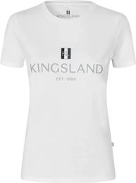 Kingsland Reitshirt Damen aus Baumwolle Weiß Größe M – Bild 1 von 2
