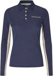 Kingsland Reitshirt Damen Blau Größe M aus Polyester – Bild 1 von 3