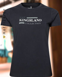 Produktbild von Kingsland Reitshirt KLBernice für Damen aus Baumwolle Navy Blau