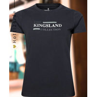 Produktbild von Kingsland Reitshirt KLBernice für Damen aus Baumwolle Navy Blau