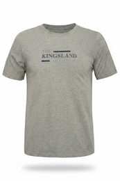 Kingsland Reitshirt KLBrexley für Herren in Grau Melange aus Baumwolle – Bild 1 von 1