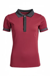 Kingsland Reitshirt Poloshirt KLPrisha für Damen in Burgundy Rot – Bild 1 von 1