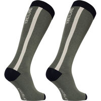 Produktbild von Kingsland Reitsocken Coolmax FS 2026 Green Agave 2er Pack Größe 35-37