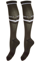 Produktbild von Kingsland Reitsocken Coolmax Green Black Ink