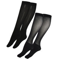 Produktbild von Kingsland Reitsocken KLAdalena aus Baumwolle 2er Pack Schwarz