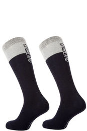 Produktbild von Kingsland Reitsocken KLMargit Quarry Unisex mit Wolle in Schwarz für den Winter