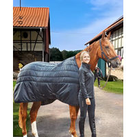 Produktbild von Kingsland Stalldecke für Pferde 400g Navy Blau - 400 g