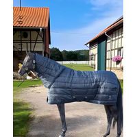 Produktbild von Kingsland Stalldecke mit Halsteil 500g Navy Blau