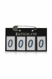 Produktbild von Kingsland Startnummern KLPalmer 4-stellig Schwarz aus Gummi