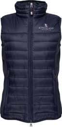 Kingsland Steppweste Classic Unisex Reitweste aus Nylon wasserabweisend Blau Größe L – Bild 1 von 5