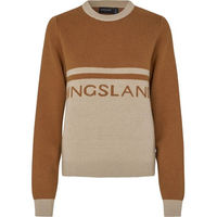 Produktbild von Kingsland Strickpullover Damen Argan Oil Braun XS aus Wolle und Viskose
