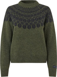 Kingsland Strickpullover EQUES KL Magda für Damen aus Wolle in Grün Größe XS – Bild 1 von 3