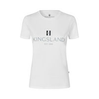 Produktbild von Kingsland T-Shirt KL Logo Ladies aus Baumwolle Weiß