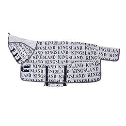 Produktbild von Kingsland Top Notch Fliegendecke mit Hals wasserabweisend Weiß 125 cm