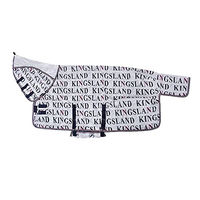 Produktbild von Kingsland Top Notch Fliegendecke mit Hals wasserabweisend Weiß 125 cm
