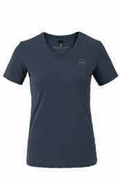 Produktbild von Kingsland Trainingsshirt KLBrandi für Damen in Blau aus Polyester für Frühling und Sommer