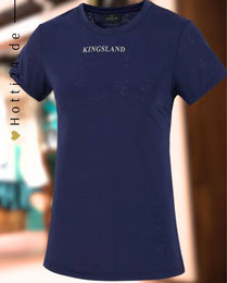 Produktbild von Kingsland Trainingsshirt KLDasha Reitshirt Damen Navy Blau Silber