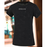 Produktbild von Kingsland Trainingsshirt KLDasha Reitshirt für Damen in Schwarz und Silber