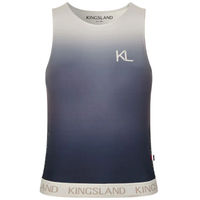 Produktbild von Kingsland Trainingsshirt KLNaomi Reitshirt Navy Blau Gold Sommer