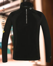Produktbild von Kingsland Trainingsshirt KLReid für Kinder in Schwarz mit Fleece
