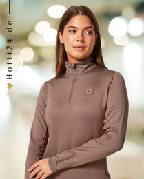 Kingsland Trainingsshirt KLSidney Damen Braun Taupe Herbst/Winter – Bild 1 von 1