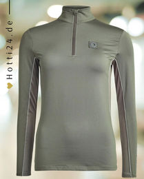 Produktbild von Kingsland Trainingsshirt KLSidney für Damen in Grün Schwarz aus Polyester für Herbst und Winter