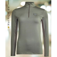 Produktbild von Kingsland Trainingsshirt KLSidney für Damen in Grün Schwarz aus Polyester für Herbst und Winter
