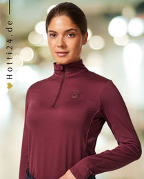 Produktbild von Kingsland Trainingsshirt KLSidney Reitshirt für Damen in Rot aus Polyester für Herbst und Winter