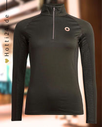 Produktbild von Kingsland Trainingsshirt KLStarla Reitshirt Damen Grün Schwarz
