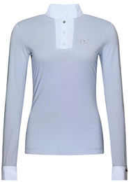 Produktbild von Kingsland Turniershirt KLCharlette Reitshirt in Weiß und Blau