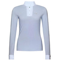 Produktbild von Kingsland Turniershirt KLCharlette Reitshirt in Weiß und Blau