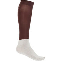 Produktbild von Kingsland Turnierstrümpfe Classic 3er Pack Braun Größe 29-35 aus Nylon-Baumwoll-Mischung