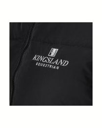 Kingsland Unisex Daunen-Reitweste Classic mit Kapuze wasserabweisend Schwarz XXS – Bild 1 von 2