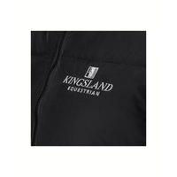 Produktbild von Kingsland Unisex Daunen-Reitweste Classic mit Kapuze wasserabweisend Schwarz XXS