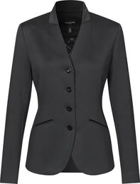 Produktbild von Kingsland Villa Turnierreitjacke für Damen in Schwarz aus Baumwolle Größe 36