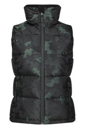 Produktbild von Kingsland Weste Gracy Green Ponderros für Damen wasserabweisend Winter Grün Schwarz