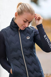 Produktbild von Kingsland Weste KLSia für Damen in Navy Blau aus Polyester für Herbst und Winter