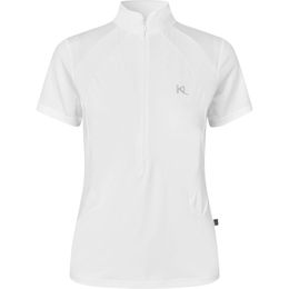 Kingsland White L Turniershirt Damen KLNila FS25 Shortsleeve Weiß – Bild 1 von 2