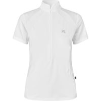 Produktbild von Kingsland White L Turniershirt Damen KLNila FS25 Shortsleeve Weiß